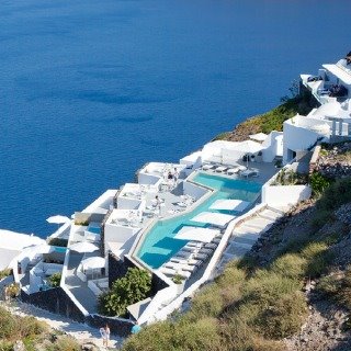 aerial view of hotel