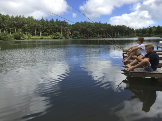 Fishing at Bois Cheri