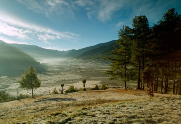 View from the lodge