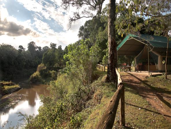 Setting on the Mara river