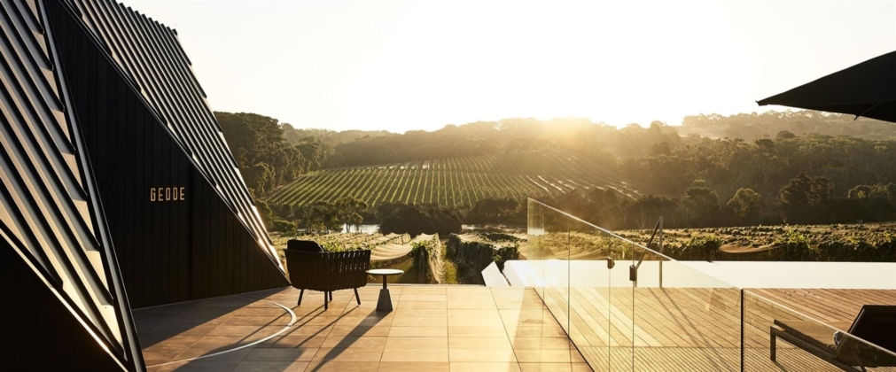 Pool Deck overlooking the vineyards