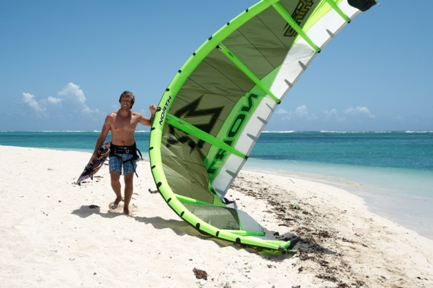 Kite surfing