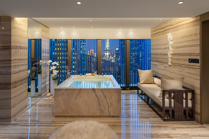 Bathroom in the Presidential Suite