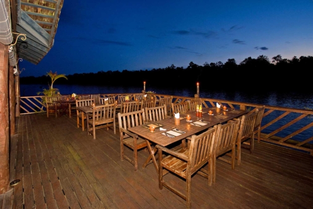 Riverfront restaurant