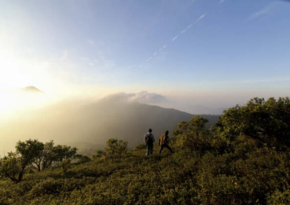 Trekking in the beautiful surroundings